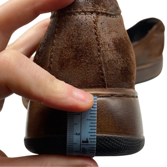 Dansko Womens Shoes Fran Mary Jane Loafers 10.5 Brown Burnished Leather Comfort - Picture 14 of 15